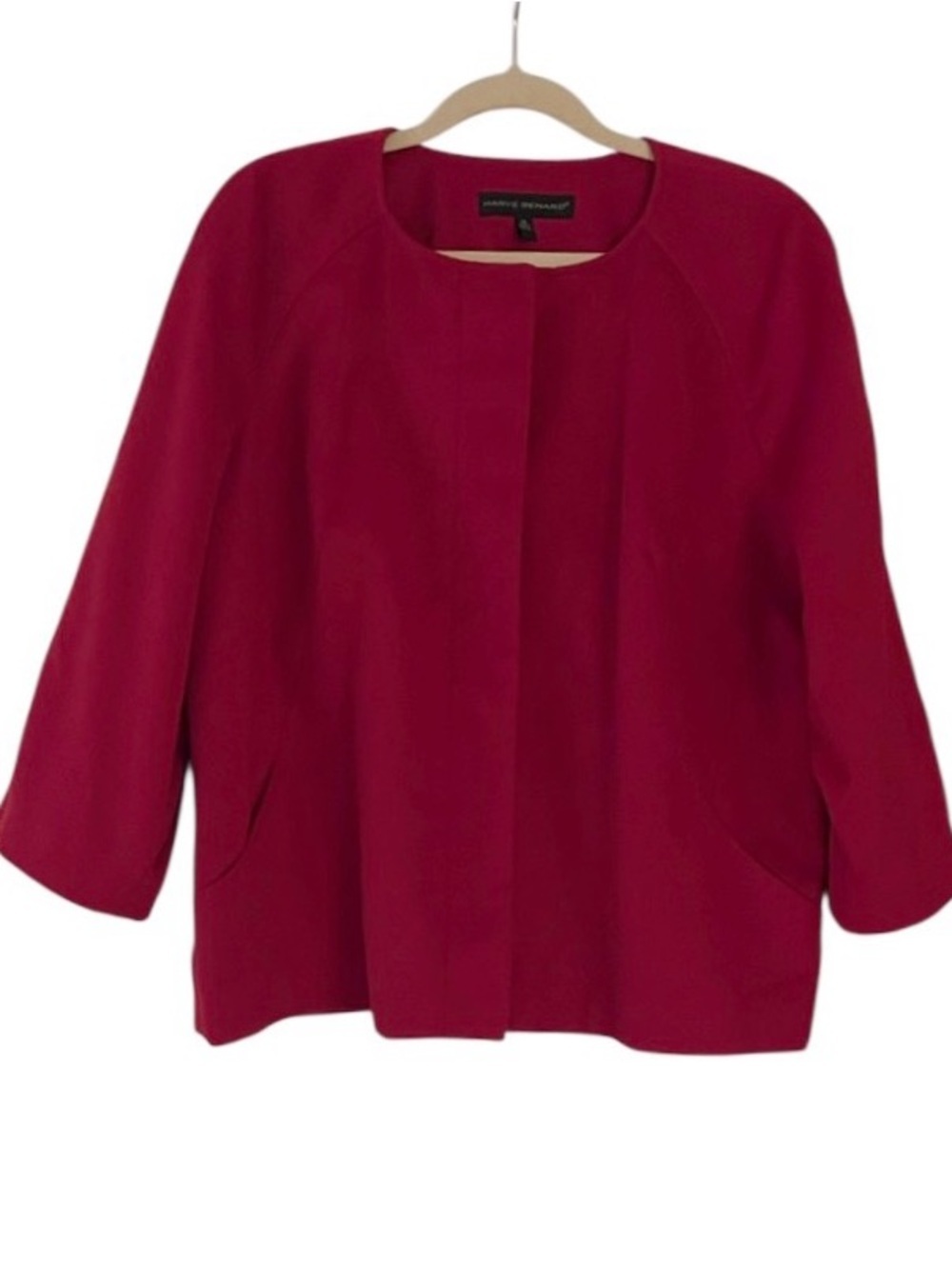 Harve Bernard Blazer Size XL Red Zip Up NEW With Tags